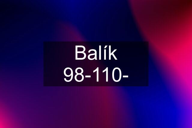 Balík 98-110-