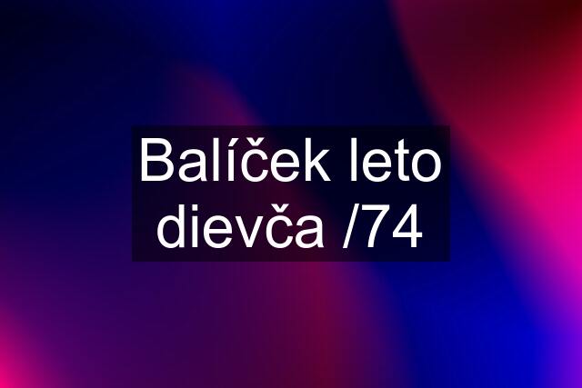 Balíček leto dievča /74