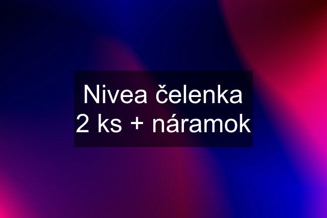 Nivea čelenka 2 ks + náramok