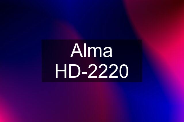 Alma HD-2220