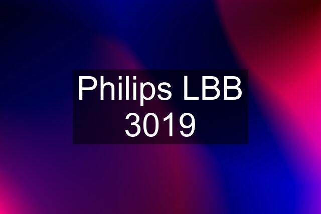 Philips LBB 3019