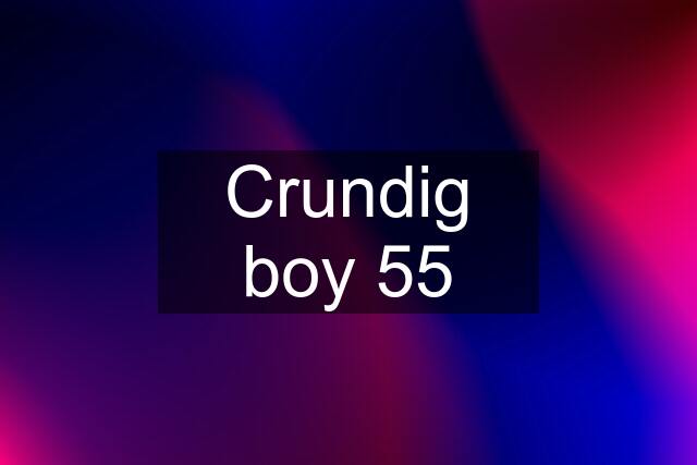 Crundig boy 55