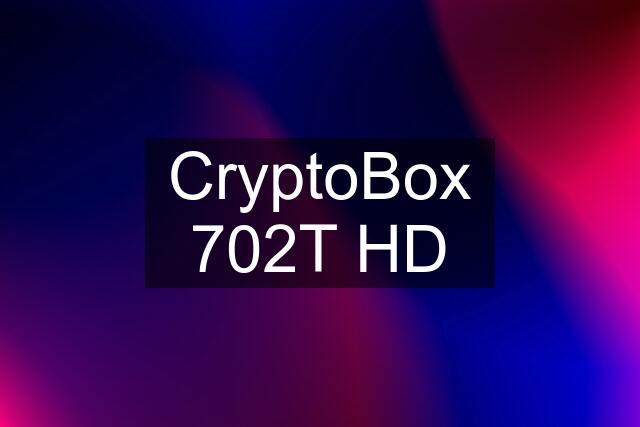 CryptoBox 702T HD