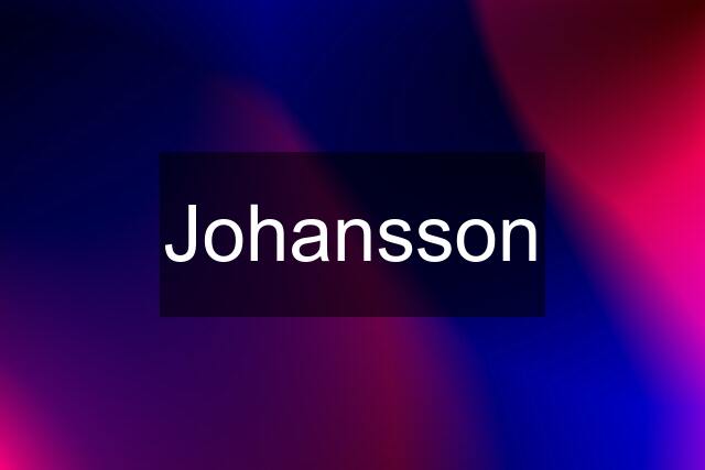 Johansson