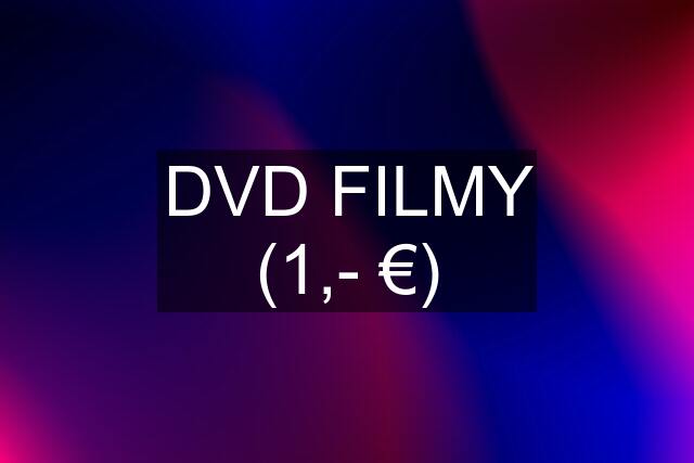 DVD FILMY (1,- €)