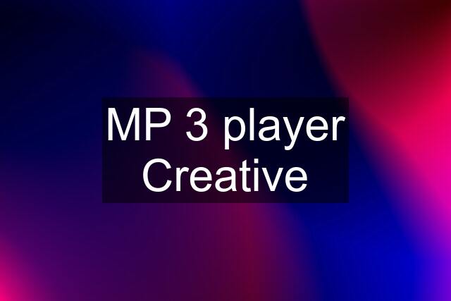 MP 3 player Creative