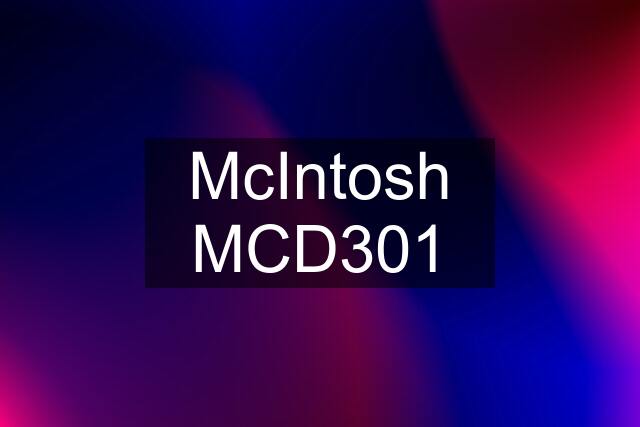 McIntosh MCD301