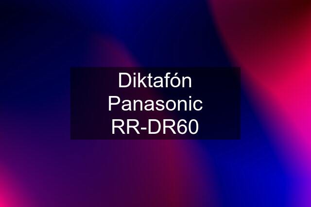 Diktafón Panasonic RR-DR60