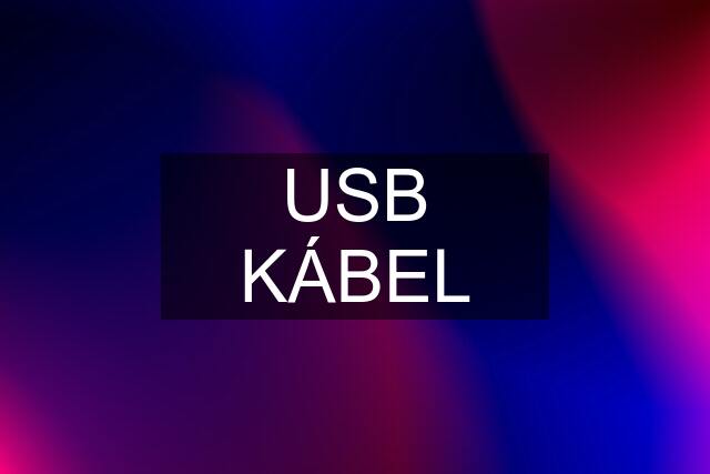 USB KÁBEL