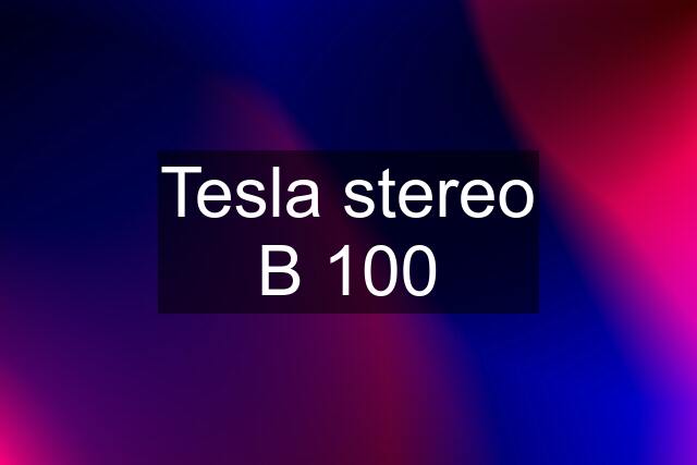 Tesla stereo B 100