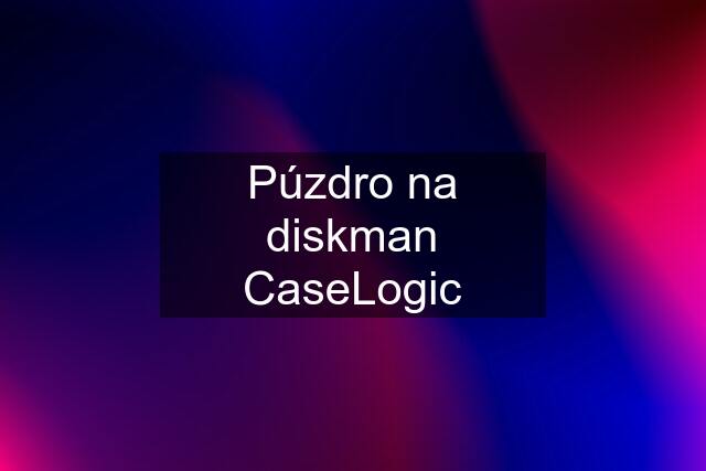 Púzdro na diskman CaseLogic