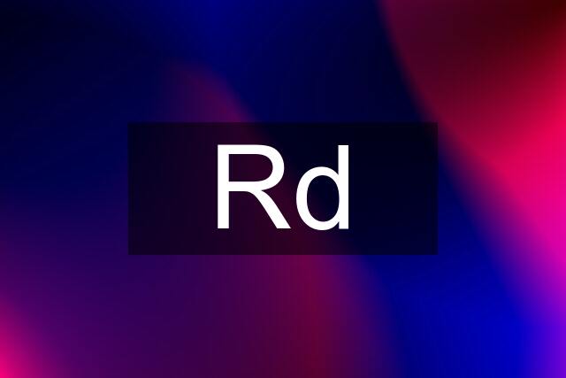 Rd