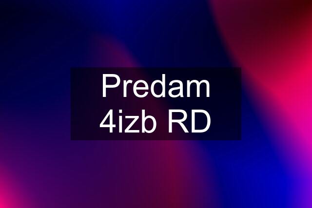 Predam 4izb RD