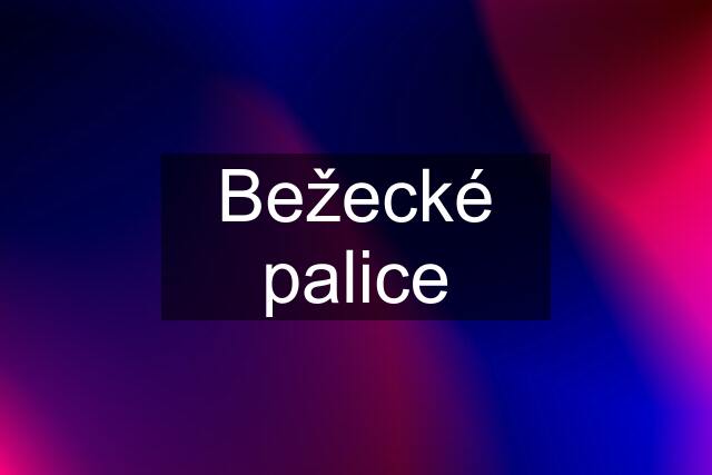 Bežecké palice