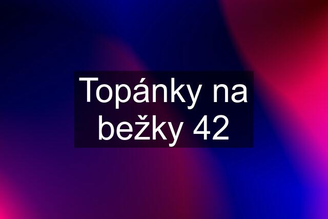 Topánky na bežky 42