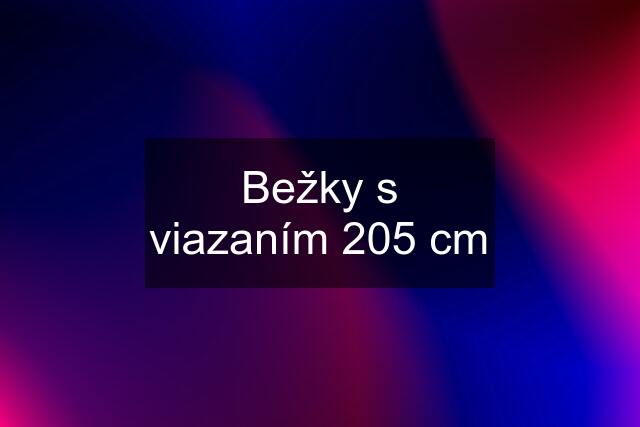 Bežky s viazaním 205 cm