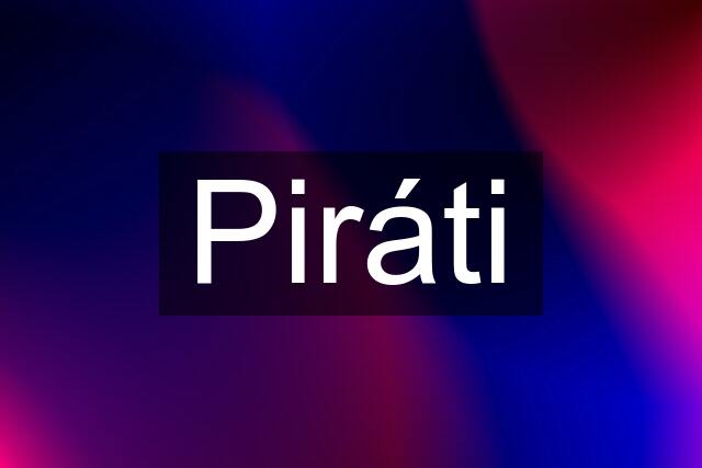 Piráti