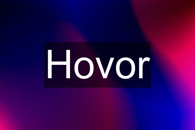 Hovor