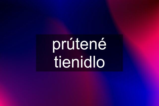 prútené tienidlo