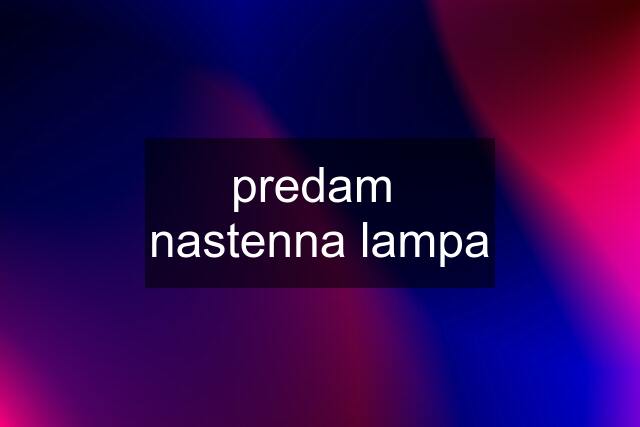 predam  nastenna lampa