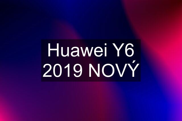 Huawei Y6 2019 NOVÝ