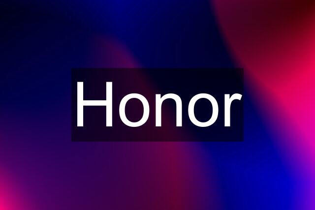 Honor