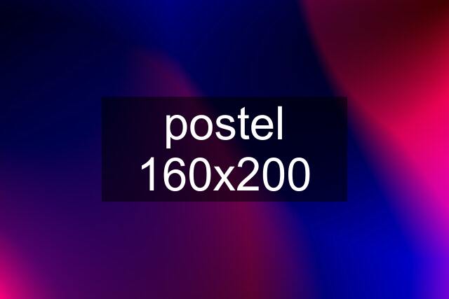 postel 160x200