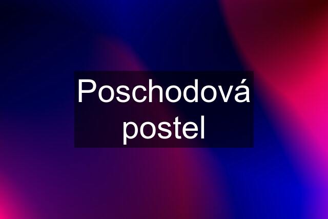 Poschodová postel