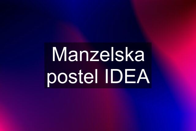 Manzelska postel "IDEA"