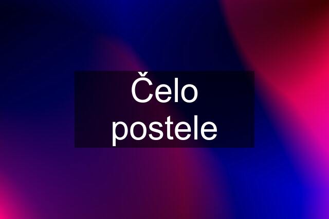 Čelo postele