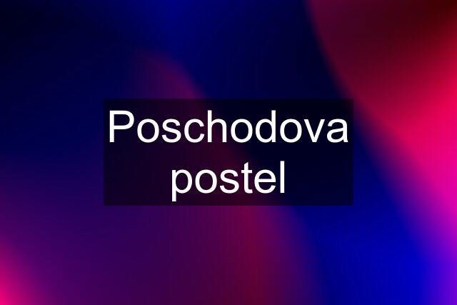 Poschodova postel