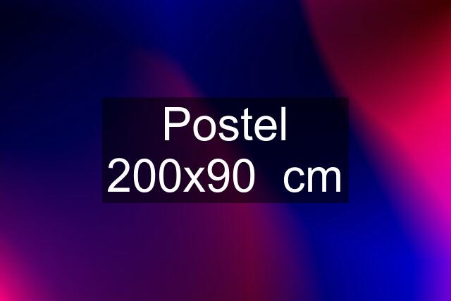 Postel 200x90  cm