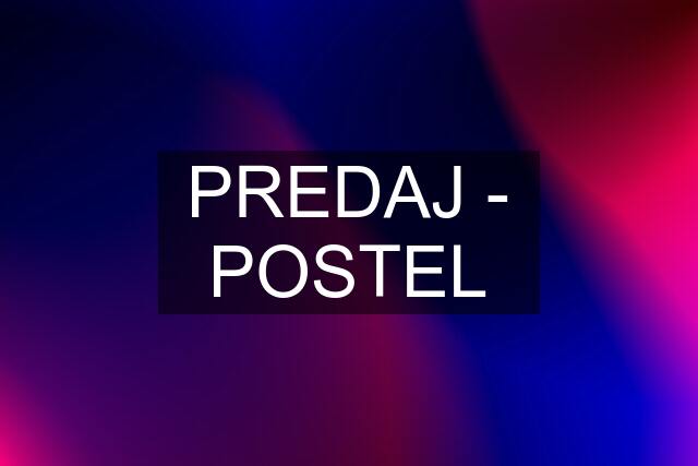 PREDAJ - POSTEL