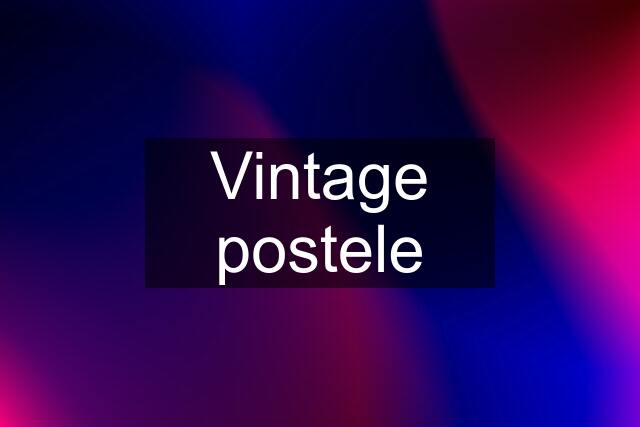 Vintage postele