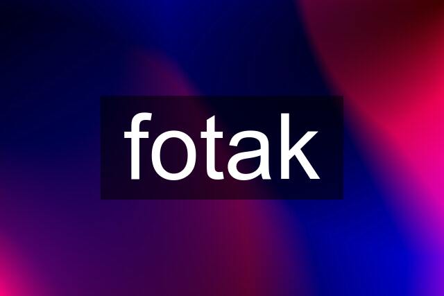 fotak