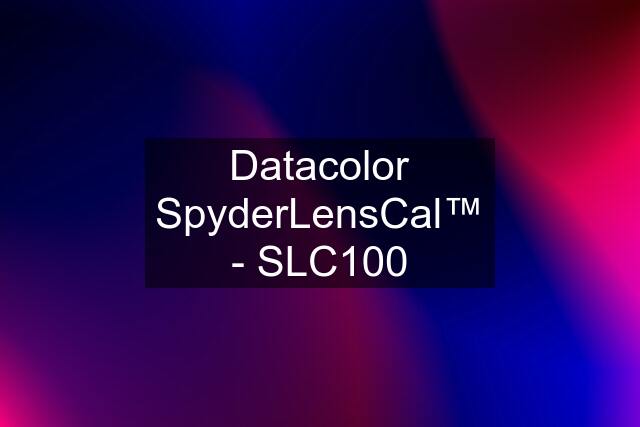 Datacolor SpyderLensCal™ - SLC100