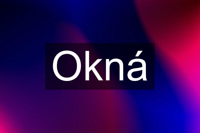 Okná