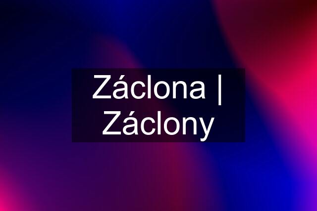 Záclona | Záclony