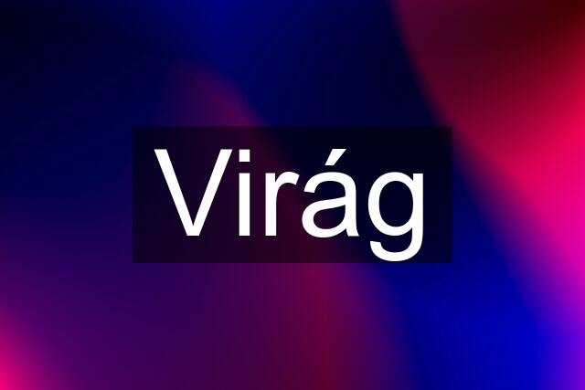 Virág