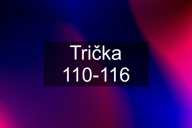 Trička 110-116