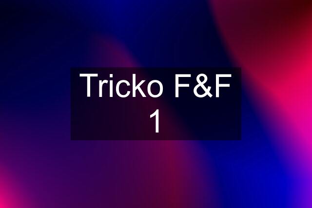 Tricko F&F 1