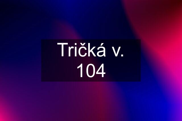 Tričká v. 104