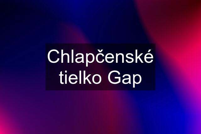 Chlapčenské tielko Gap