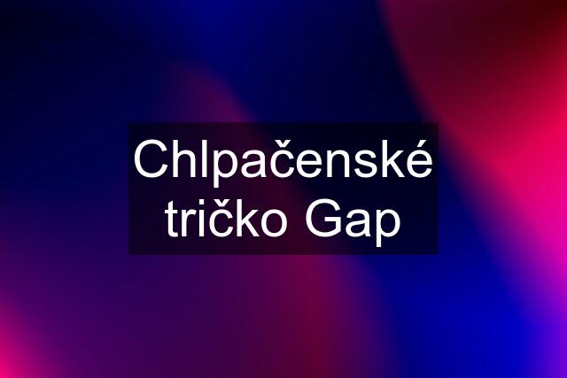 Chlpačenské tričko Gap