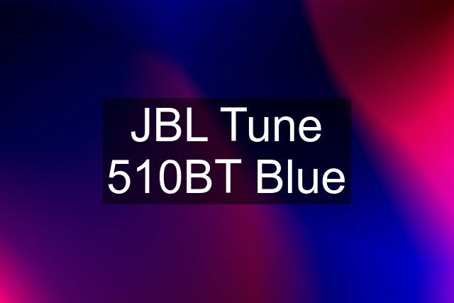 JBL Tune 510BT Blue