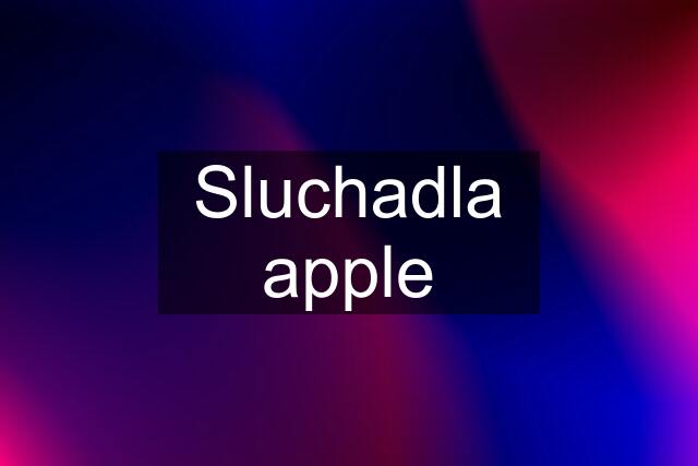 Sluchadla apple