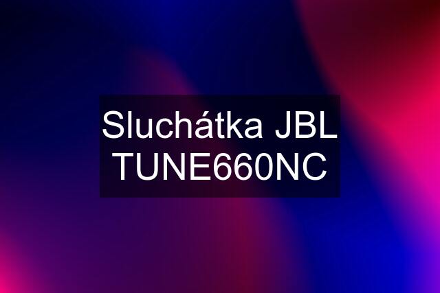 Sluchátka JBL TUNE660NC