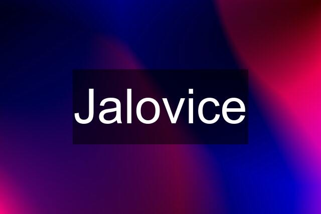 Jalovice