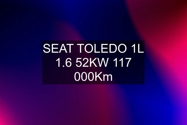 SEAT TOLEDO 1L 1.6 52KW 117 000Km