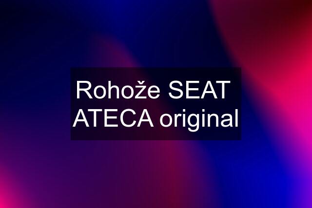 Rohože SEAT  ATECA original